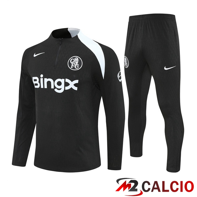 Insieme Tuta Calcio FC Chelsea Nero 2025/2026  Insieme Tuta Calcio FC Chelsea Nero 2025/2026