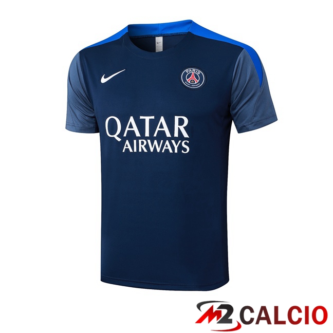T Shirt Allenamento Paris PSG Blu Reale 2025/2026  T Shirt Allenamento Paris PSG Blu Reale 2025/2026