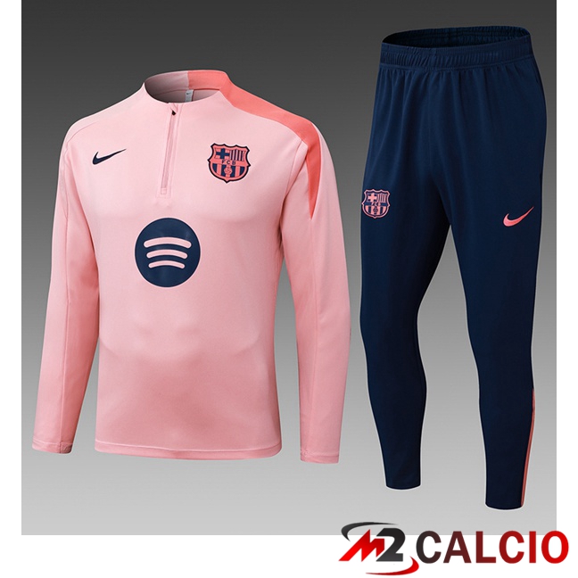 Insieme Tuta Calcio FC Barcellona Bambino Rosa 2025/2026  Insieme Tuta Calcio FC Barcellona Bambino Rosa 2025/2026