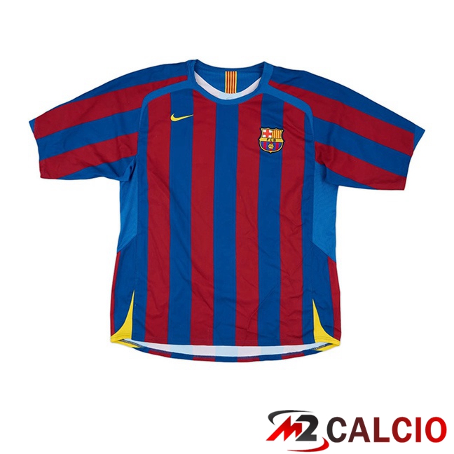 Maglie Calcio FC Barcellona Retro Prima Blu Rosso 2005-2006  Maglie Calcio FC Barcellona Retro Prima Blu Rosso 2005-2006