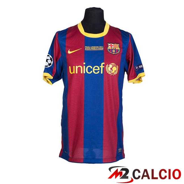 Maglie Calcio FC Barcellona Retro Prima Blu Rosso 2010-2011  Maglie Calcio FC Barcellona Retro Prima Blu Rosso 2010-2011