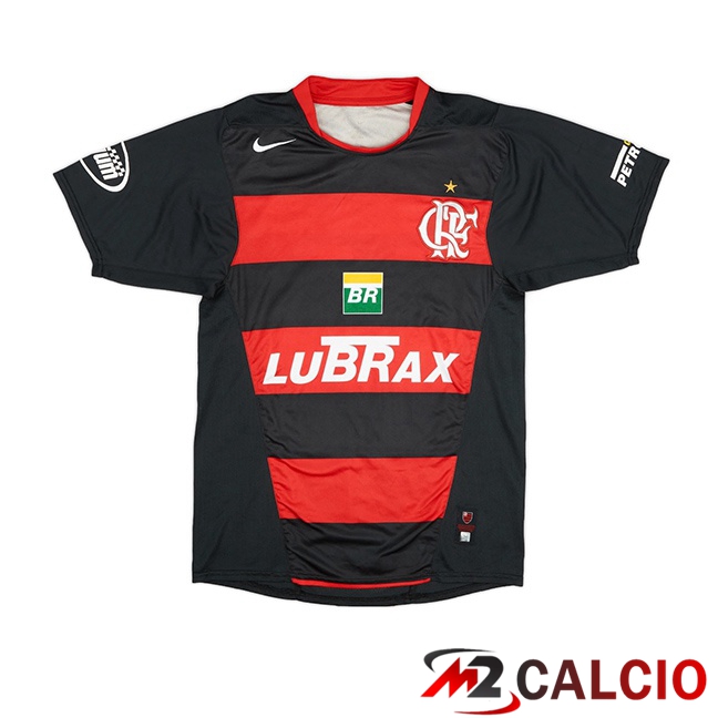 Maglie Calcio Flamengo Retro Terza Nero Rosso 2005-2006  Maglie Calcio Flamengo Retro Terza Nero Rosso 2005-2006