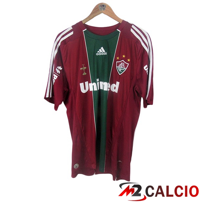 Maglie Calcio Fluminense Retro Terza Rosso Verde 2009-2010  Maglie Calcio Fluminense Retro Terza Rosso Verde 2009-2010