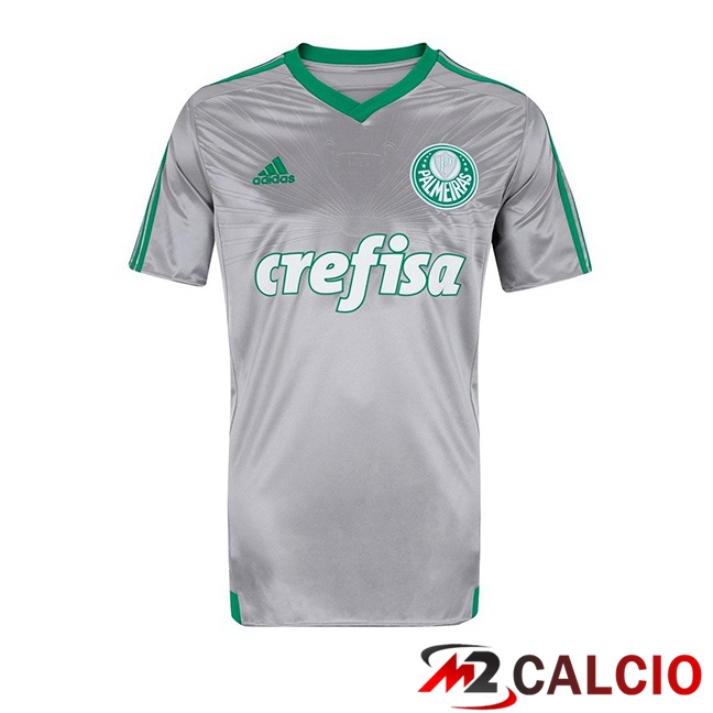 Maglie Calcio Palmeiras Retro Terza Grigio 2015-2016  Maglie Calcio Palmeiras Retro Terza Grigio 2015-2016