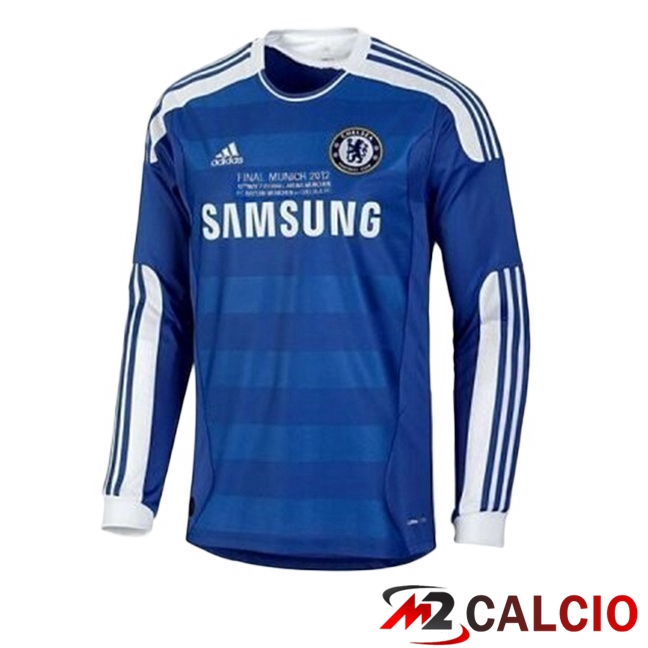 Maglie Calcio FC Chelsea Retro Prima Manica Lunga Blu 2011-2012  Maglie Calcio FC Chelsea Retro Prima Manica Lunga Blu 2011-2012