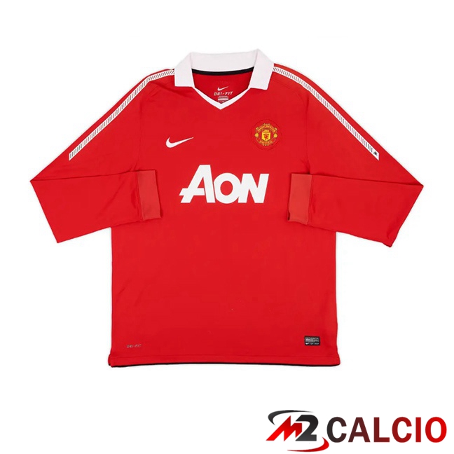 Maglie Calcio Manchester United Retro Prima Rosso 2010-2011  Maglie Calcio Manchester United Retro Prima Rosso 2010-2011