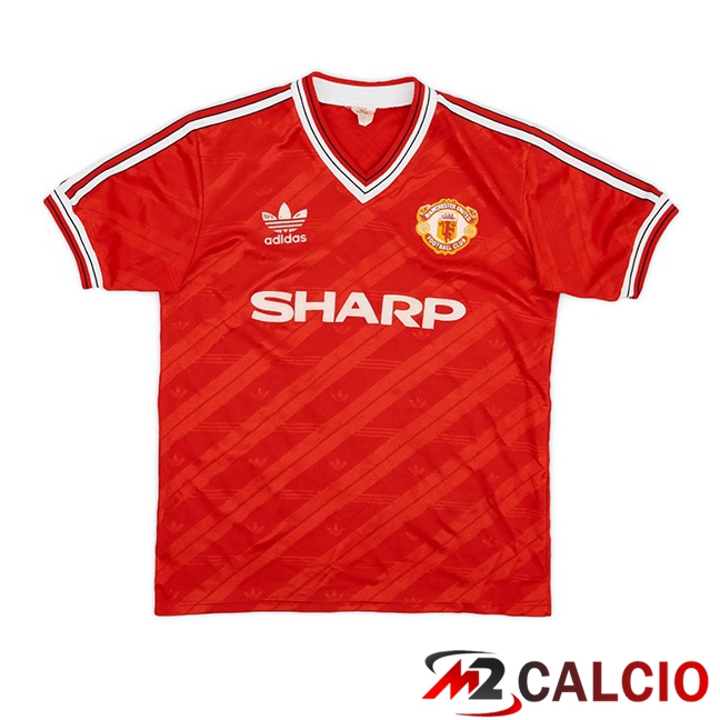 Maglie Calcio Manchester United Retro Prima Rosso 1986-1988  Maglie Calcio Manchester United Retro Prima Rosso 1986-1988