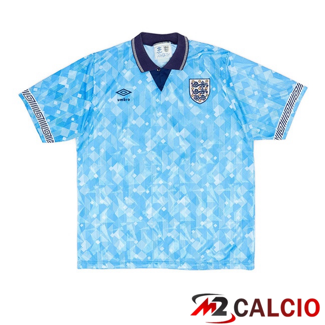 Maglie Calcio Inghilterra Retro Terza Blu 1990  Maglie Calcio Inghilterra Retro Terza Blu 1990