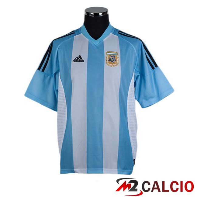 Maglie Calcio Argentina Retro Prima Bianco Blu 2002  Maglie Calcio Argentina Retro Prima Bianco Blu 2002