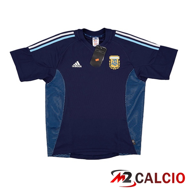Maglie Calcio Argentina Retro Seconda Blu Reale 2002  Maglie Calcio Argentina Retro Seconda Blu Reale 2002