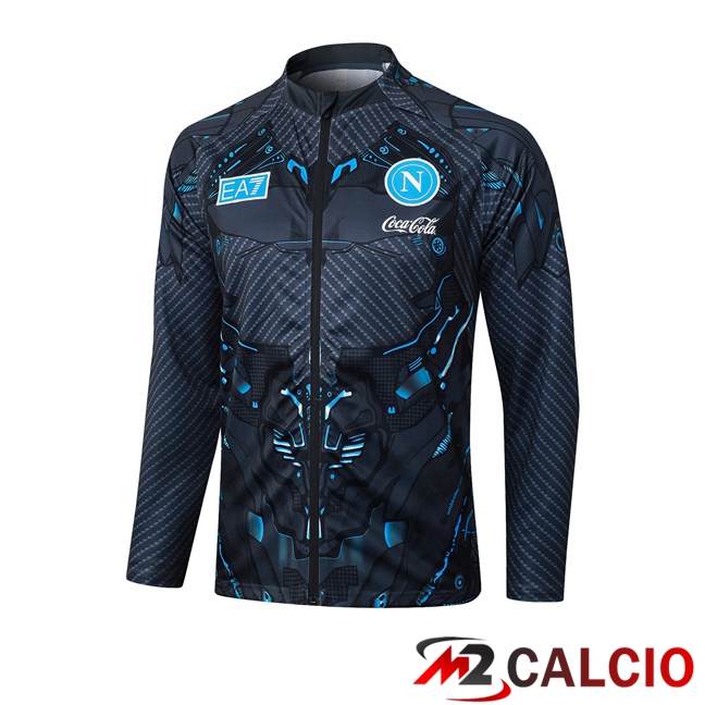 Giacca Calcio SSC Napoli Grigio 2025/2026  Giacca Calcio SSC Napoli Grigio 2025/2026