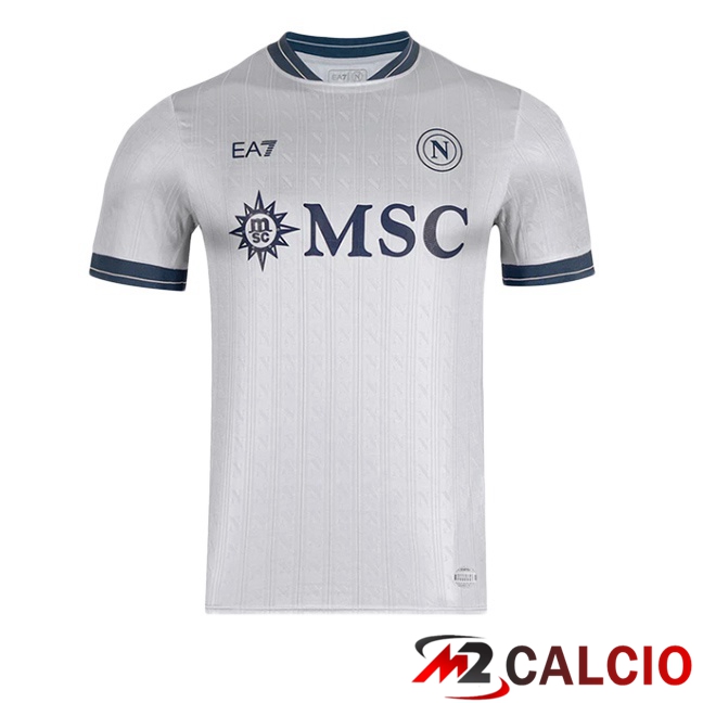 Maglie Calcio SSC Napoli EURO Portiere Grigio 2025/2026  Maglie Calcio SSC Napoli EURO Portiere Grigio 2025/2026