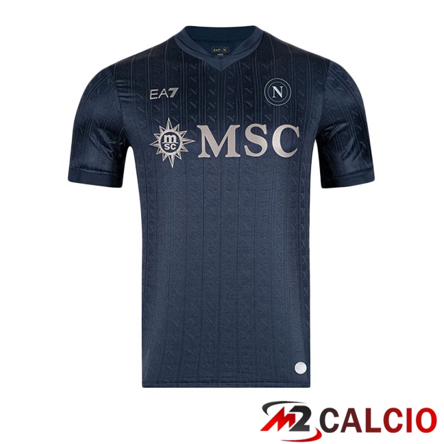 Maglie Calcio SSC Napoli EURO Terza Nero 2025/2026  Maglie Calcio SSC Napoli EURO Terza Nero 2025/2026