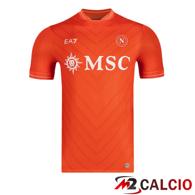 Maglie Calcio SSC Napoli Portiere Arancia 2025/2026  Maglie Calcio SSC Napoli Portiere Arancia 2025/2026