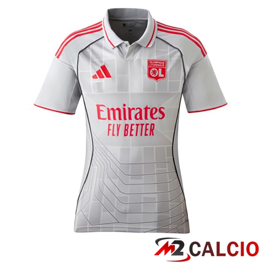Maglie Calcio Lione Donna Terza 2025/2026 Maglie Calcio Lione Donna Terza 2025/2026