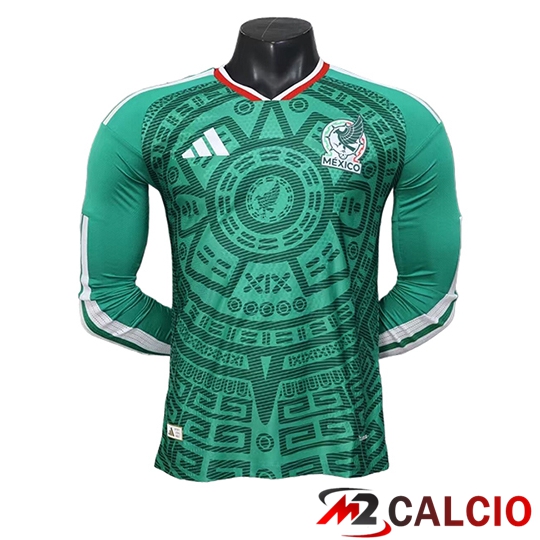 Maglie Calcio Messico Prima Manica Lunga 2025/2026 Maglie Calcio Messico Prima Manica Lunga 2025/2026