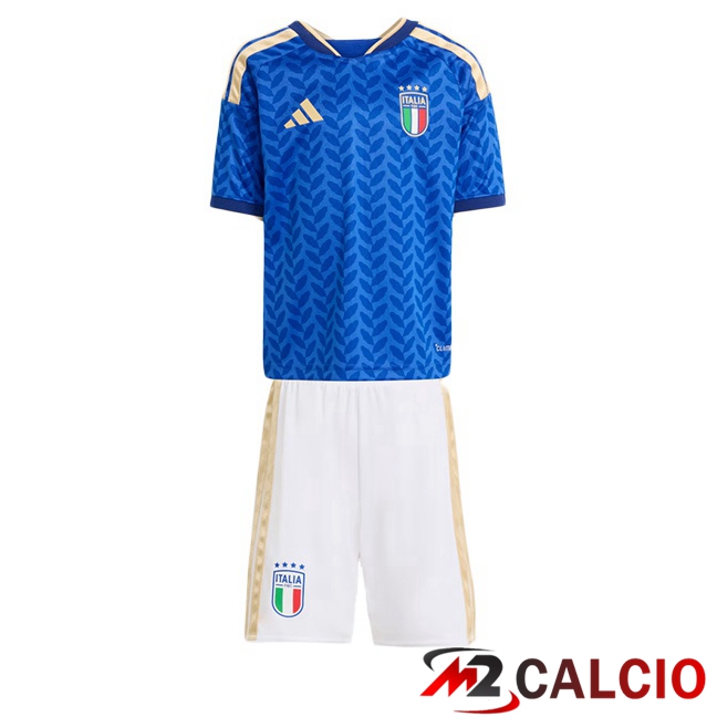 Maglie Calcio Italia Bambino Prima Blu 2026/2027 Maglie Calcio Italia Bambino Prima Blu 2026/2027