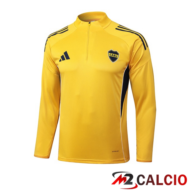 Felpa Allenamento Boca Juniors Giallo 2025/2026 Felpa Allenamento Boca Juniors Giallo 2025/2026