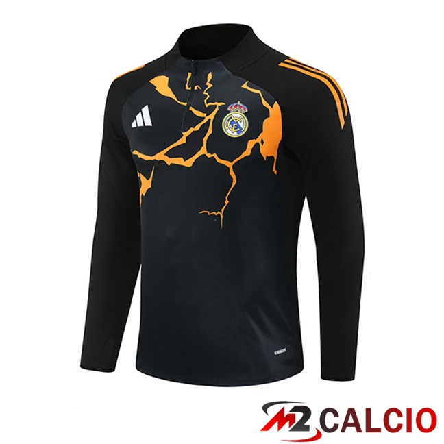 Felpa Allenamento Real Madrid Nero 2025/2026 Felpa Allenamento Real Madrid Nero 2025/2026
