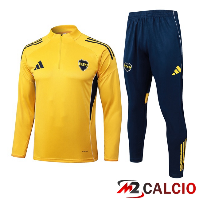 Insieme Tuta Calcio Boca Juniors Giallo 2025/2026 Insieme Tuta Calcio Boca Juniors Giallo 2025/2026