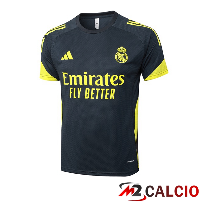 T Shirt Allenamento Real Madrid Grigio 2025/2026 T Shirt Allenamento Real Madrid Grigio 2025/2026