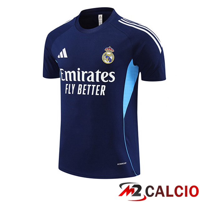 T Shirt Allenamento Real Madrid Blu Reale 2025/2026 T Shirt Allenamento Real Madrid Blu Reale 2025/2026