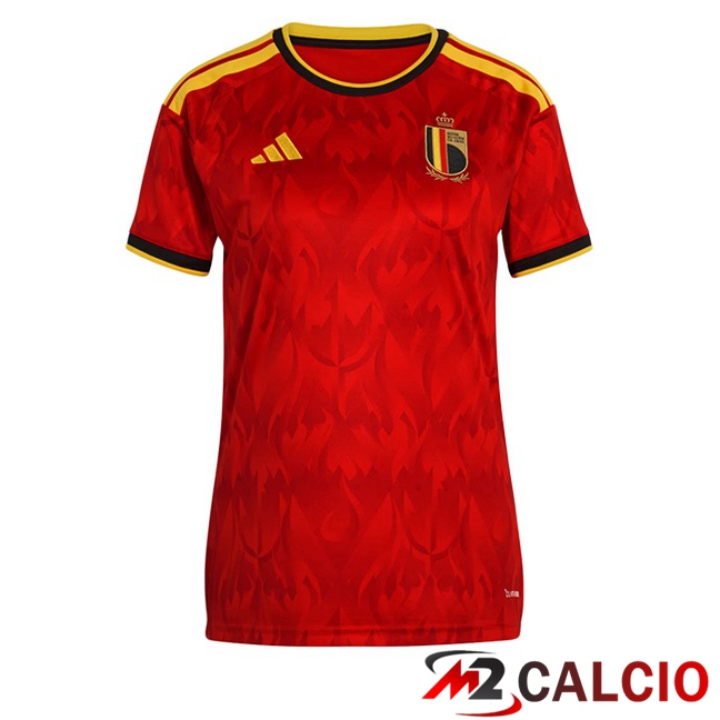 Maglie Calcio Belgio Donna Prima Rosso 2026/2027 Maglie Calcio Belgio Donna Prima Rosso 2026/2027