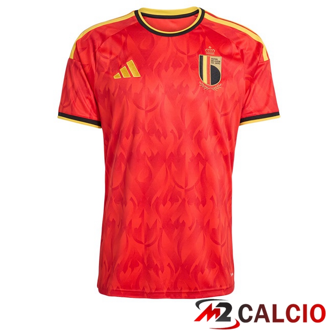 Maglie Calcio Belgio Prima Rosso 2026/2027 Maglie Calcio Belgio Prima Rosso 2026/2027