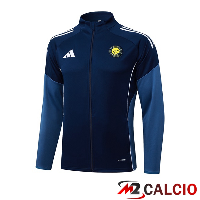 Giacca Calcio Al-Nassr FC Blu Reale 2025/2026 Giacca Calcio Al-Nassr FC Blu Reale 2025/2026