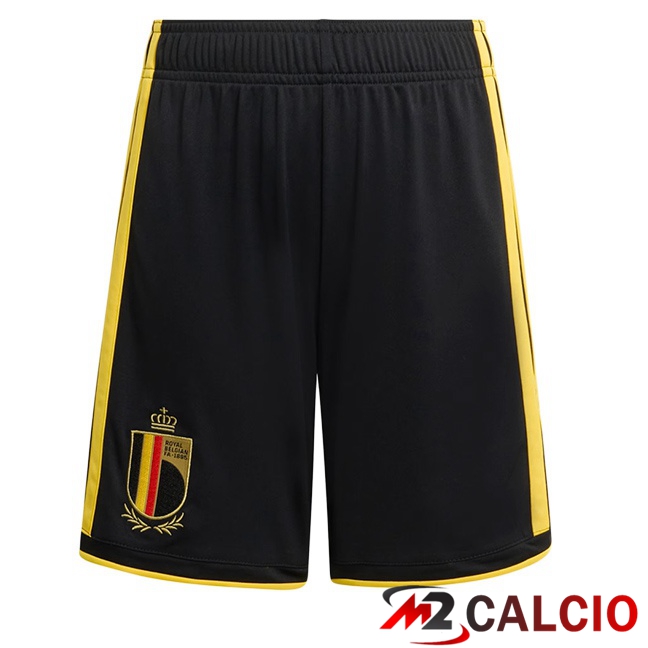 Pantaloncini Calcio Belgio Prima Nero 2026/2027 Pantaloncini Calcio Belgio Prima Nero 2026/2027