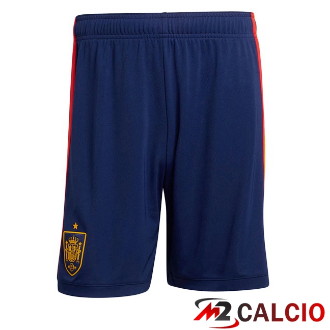 Pantaloncini Calcio Spagna Prima Blu Reale 2026/2027 Pantaloncini Calcio Spagna Prima Blu Reale 2026/2027
