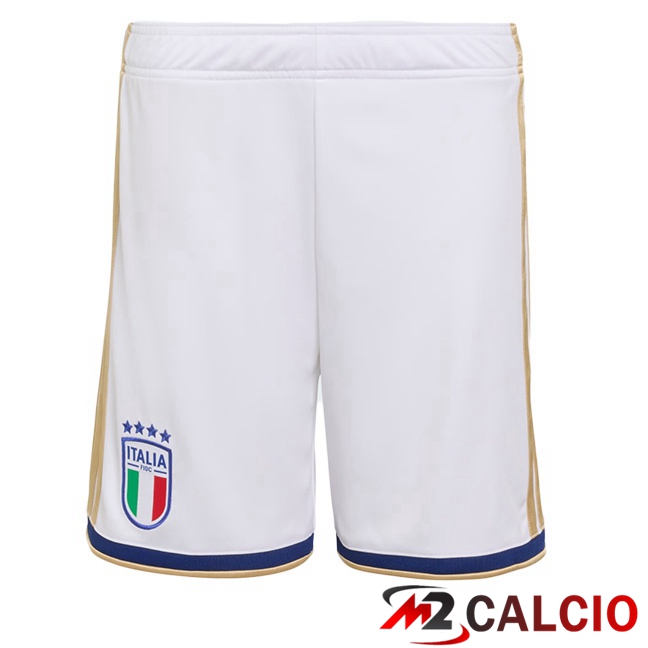 Pantaloncini Calcio Italia Prima Bianco 2026/2027 Pantaloncini Calcio Italia Prima Bianco 2026/2027