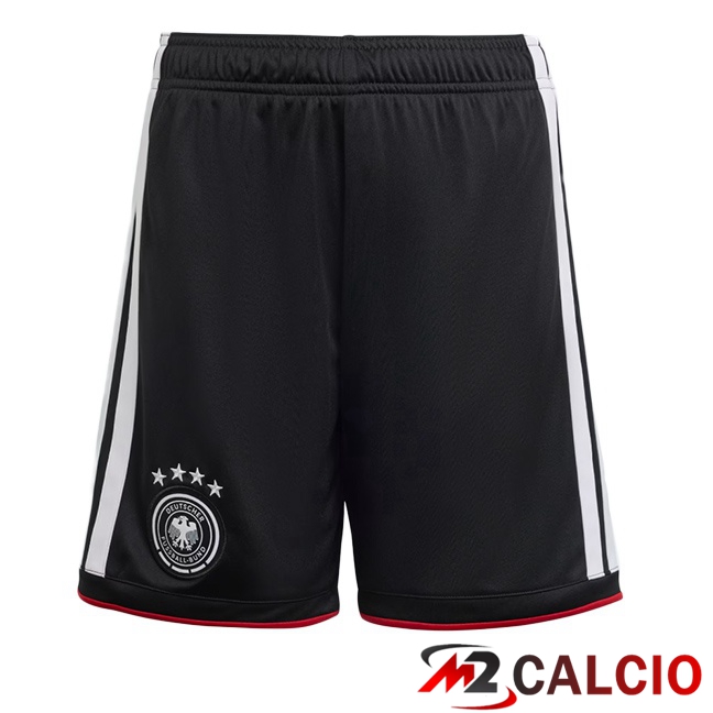 Pantaloncini Calcio Germania Prima Nero 2026/2027 Pantaloncini Calcio Germania Prima Nero 2026/2027