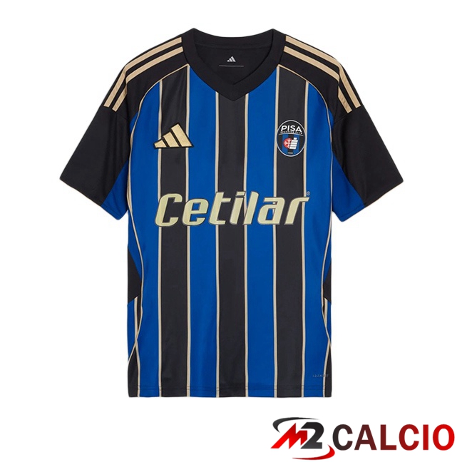 Maglie Calcio Pisa FC Prima Blu Nero 2025/2026
