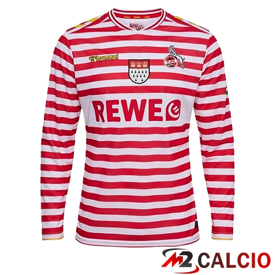 Maglie Calcio FC Koln Manica Lunga Edizione Speciale Rosso 2025/2026 Maglie Calcio FC Koln Manica Lunga Edizione Speciale Rosso 2025/2026