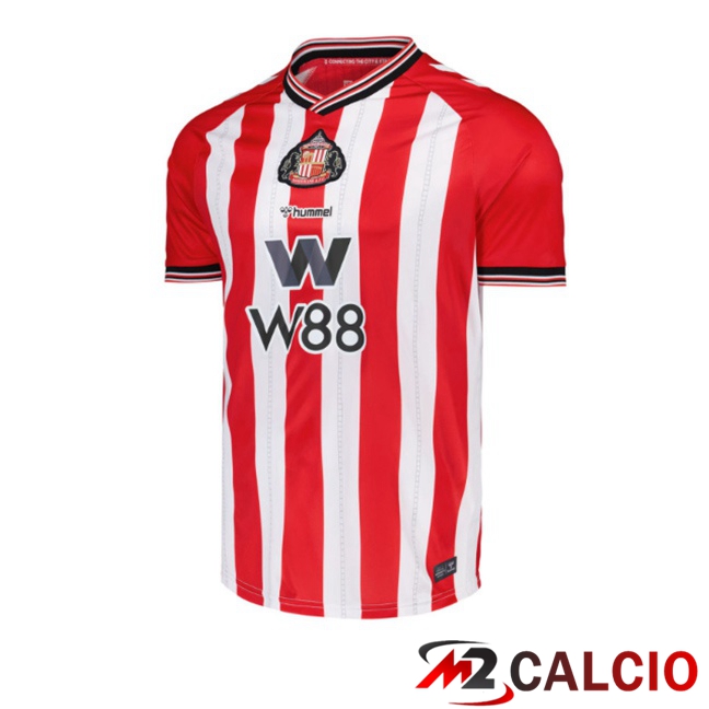 Maglie Calcio Sunderland AFC Prima Rosso Bianco 2025/2026
