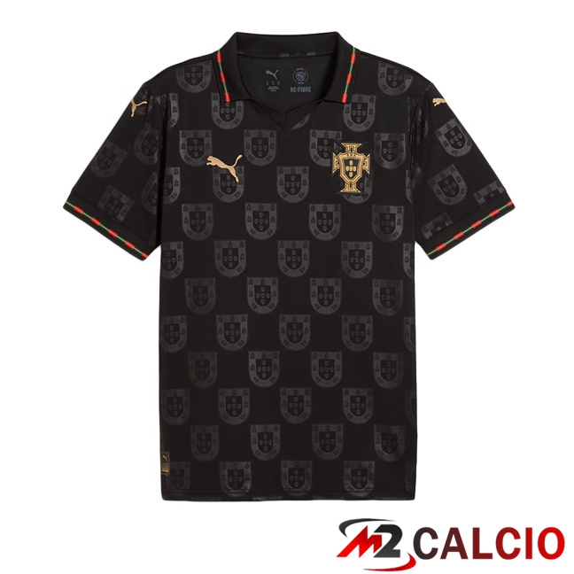 Maglie Calcio Portogallo EUSÉBIO Edizione Speciale Nero 2025/2026 Maglie Calcio Portogallo EUSÉBIO Edizione Speciale Nero 2025/2026