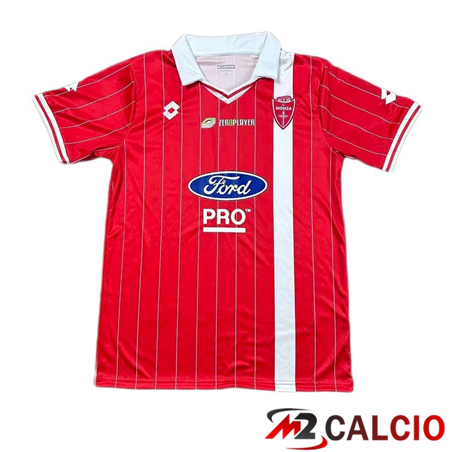 Maglie Calcio AC Monza Prima Rosso 2025/2026 Maglie Calcio AC Monza Prima Rosso 2025/2026