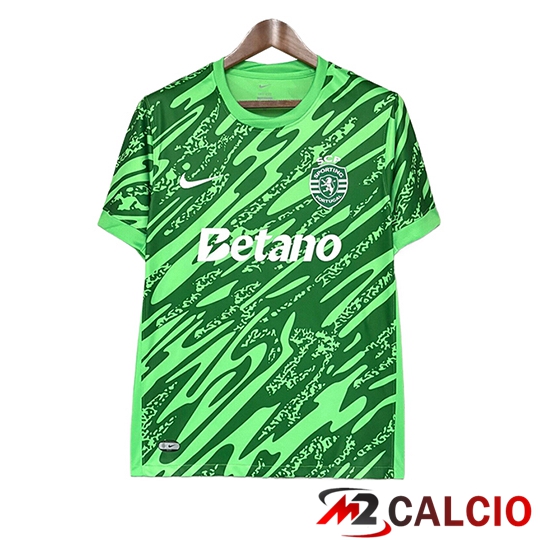 Maglie Calcio Sporting SCP Portiere Verde 2025/2026 Maglie Calcio Sporting SCP Portiere Verde 2025/2026