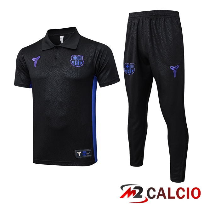 Insieme Polo FC Barcellona + Pantaloni Nero 2025/2026 Insieme Polo FC Barcellona + Pantaloni Nero 2025/2026