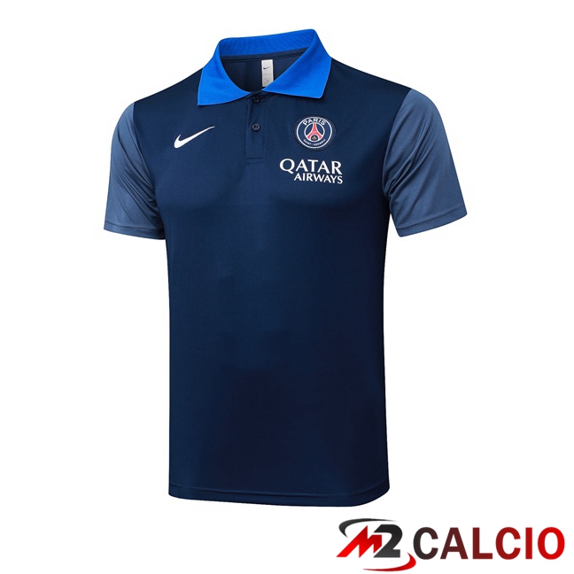 Maglia Polo Paris PSG Blu Reale 2025/2026 Maglia Polo Paris PSG Blu Reale 2025/2026