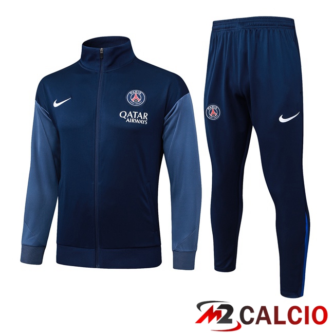 Insieme Tuta Calcio - Giacca Paris PSG Blu Reale 2025/2026 Insieme Tuta Calcio - Giacca Paris PSG Blu Reale 2025/2026