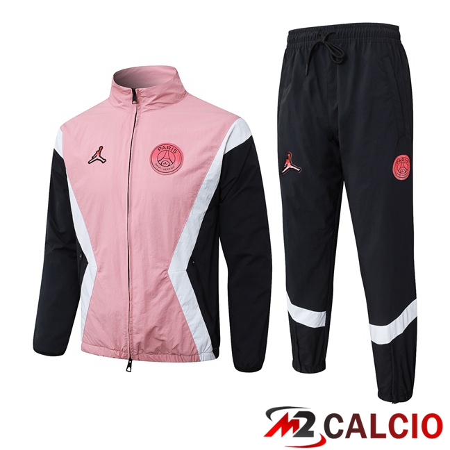 Insieme Tuta Calcio - Giacca Jordan Paris PSG Rosa 2025/2026 Insieme Tuta Calcio - Giacca Jordan Paris PSG Rosa 2025/2026