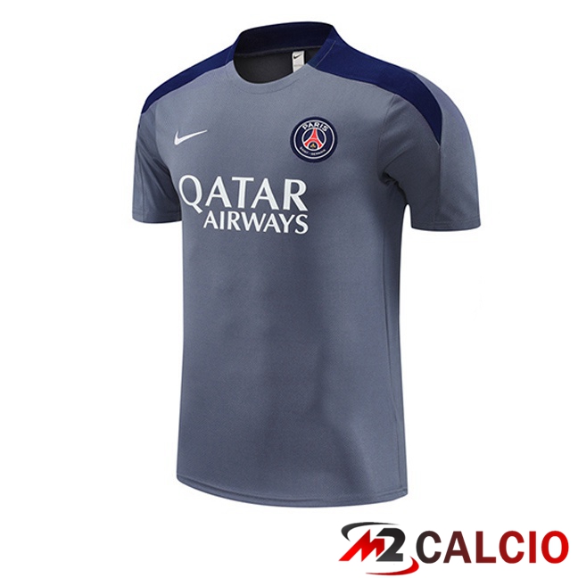T Shirt Allenamento Paris PSG Grigio 2025/2026 T Shirt Allenamento Paris PSG Grigio 2025/2026