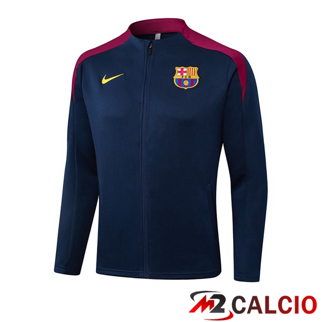 Giacca Calcio FC Barcellona Blu Reale 2025/2026 Giacca Calcio FC Barcellona Blu Reale 2025/2026