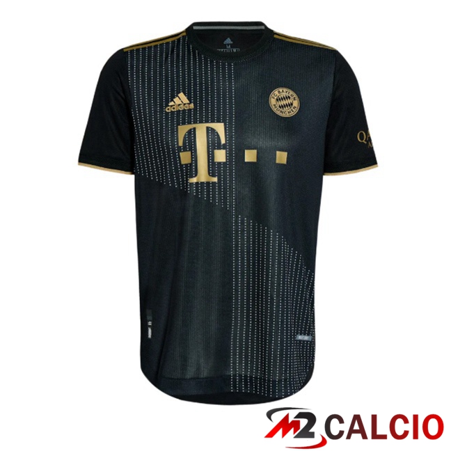 Maglie Calcio Bayern Monaco Retro Seconda Nero 2021-2022 Maglie Calcio Bayern Monaco Retro Seconda Nero 2021-2022