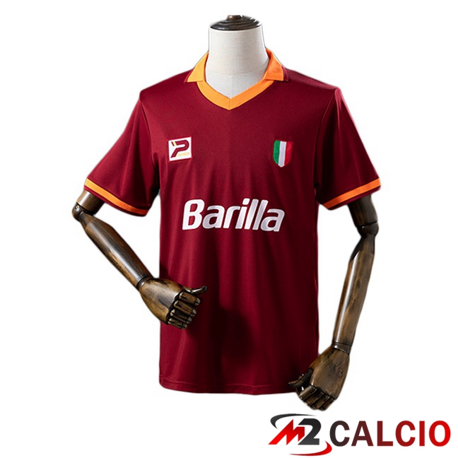 Maglie Calcio AS Roma Retro Prima Rosso 1983-1984 Maglie Calcio AS Roma Retro Prima Rosso 1983-1984