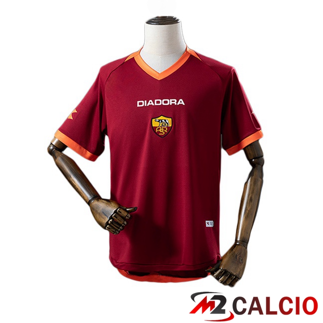 Maglie Calcio AS Roma Retro Prima Rosso 2006-2007 Maglie Calcio AS Roma Retro Prima Rosso 2006-2007