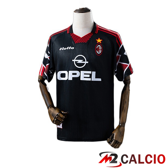 Maglie Calcio AC Milan Retro Quarto Nero 1997-1998 Maglie Calcio AC Milan Retro Quarto Nero 1997-1998