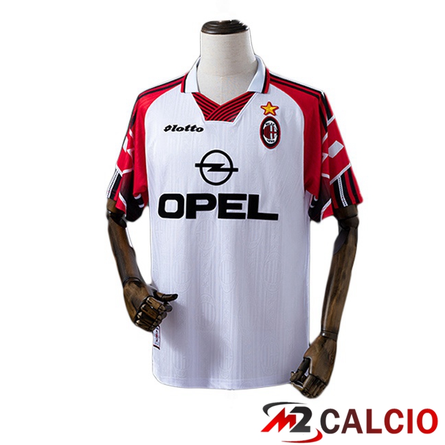 Maglie Calcio AC Milan Retro Seconda Edizione Speciale Bianco 1989-1990 Maglie Calcio AC Milan Retro Seconda Edizione Speciale Bianco 1989-1990